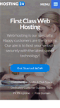 Mobile Screenshot of hosting24.com